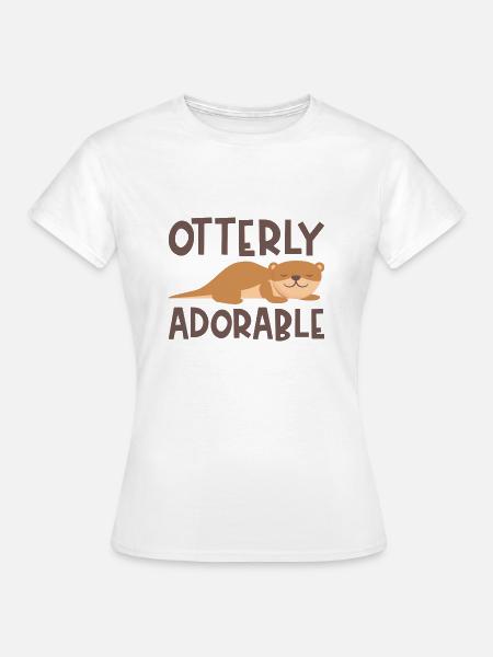 Otterly Entzückend - Frauen T-Shirt - Weiß