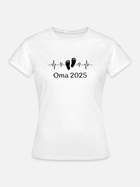 Battement de cœur de grand-mère 2025 - T-shirt Femme - blanc