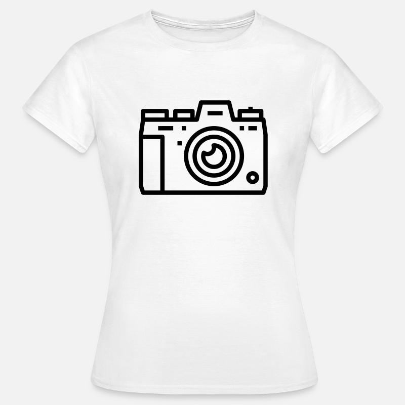 Camera Photo Digital Camera Camera Gift - Women's T-Shirt - white