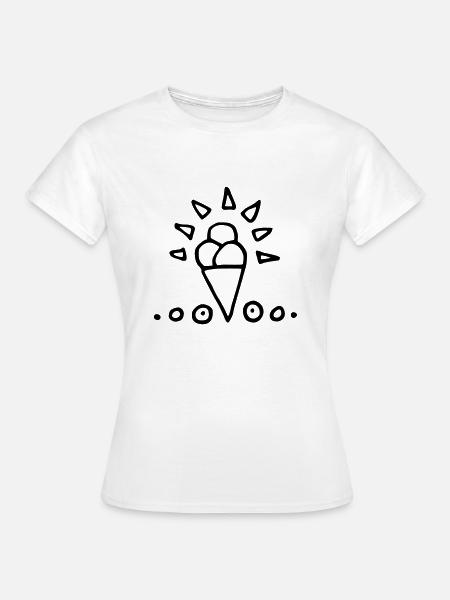 Eis - Frauen T-Shirt - Weiß