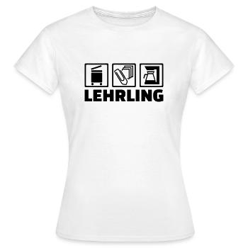 Lehrling - Frauen T-Shirt - Weiß - Vorne - AI Model Female 172 dark (172cm)