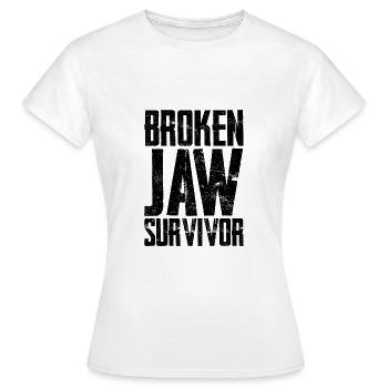Broken Jaw Survivor 3 - Women's T-Shirt - white - Front - AI Model Female 172 dark (172cm)