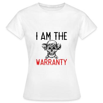 Je suis la garantie 4 - T-shirt Femme - blanc - Devant - AI Model Female 172 dark (172cm)