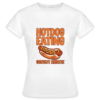 Hotdog Eating Contest Athlete 4 - Frauen T-Shirt - Weiß - Vorne - AI Model Female 172 dark (172cm)