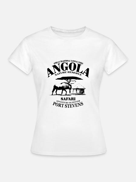 Angola - Gnu - Frauen T-Shirt - Weiß