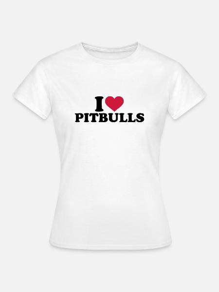 Pitbull - Frauen T-Shirt - Weiß