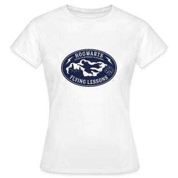 Harry Potter Cours De Pilotage À Poudlard - T-shirt Femme - blanc - Devant - AI Model Female 172 dark (172cm)