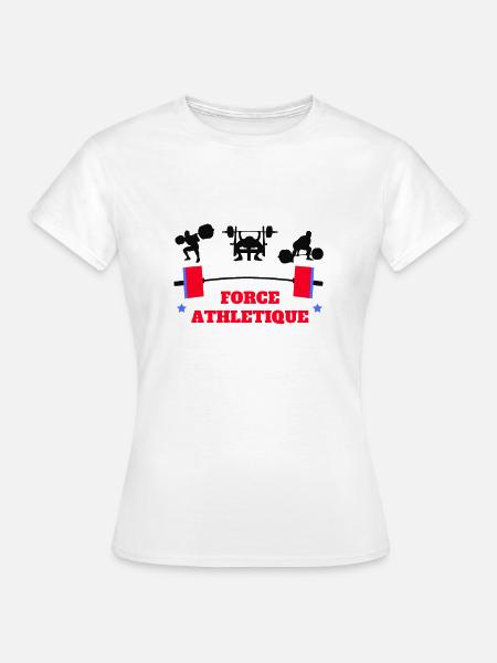 Sportliche Stärke - Frauen T-Shirt - Weiß