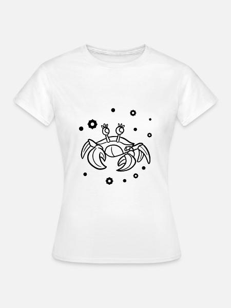 Krebs - Frauen T-Shirt - Weiß