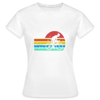 Les femmes confiantes roulent avec audace et vitesse - T-shirt Femme - blanc - Devant - AI Model Female 172 dark (172cm)