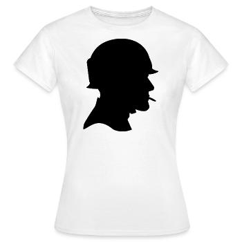 soldat - T-shirt Femme - blanc - Devant - AI Model Female 172 dark (172cm)