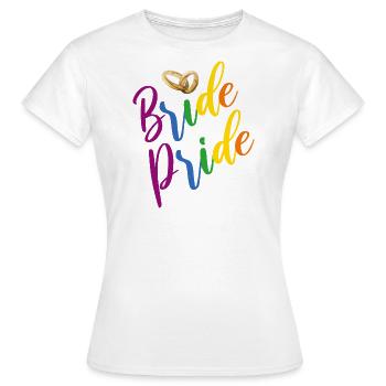 Enterrement de vie de jeune fille LGBT Pride - T-shirt Femme - blanc - Devant - AI Model Female 172 dark (172cm)