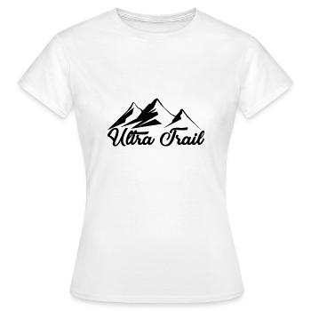 Ultra Trail - Frauen T-Shirt - Weiß - Vorne - AI Model Female 172 dark (172cm)
