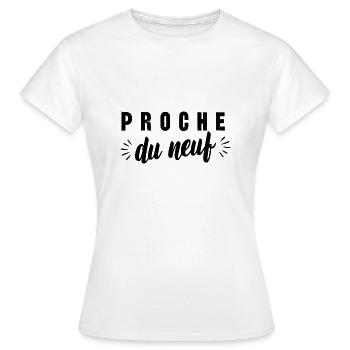 proche du neuf - T-shirt Femme - blanc - Devant - AI Model Female 172 dark (172cm)