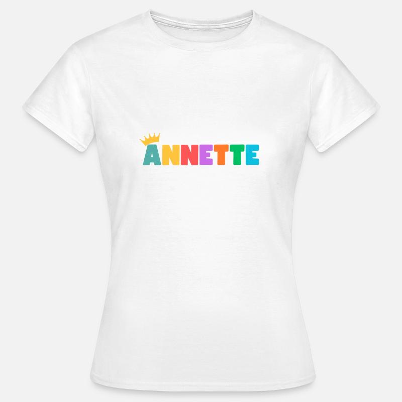 Annette! Customizable - Women's T-Shirt - white