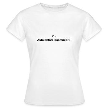 Kanzler Spruch - Frauen T-Shirt - Weiß - Vorne - AI Model Female 172 dark (172cm)