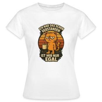 Je l’ai déjà compris - T-shirt Femme - blanc - Devant - AI Model Female 172 dark (172cm)