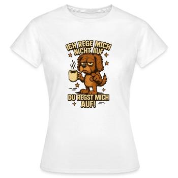 Je ne m’énerve pas, les autres me contrarient - T-shirt Femme - blanc - Devant - AI Model Female 172 dark (172cm)