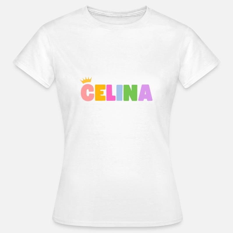 Celina! Customizable - Women's T-Shirt - white