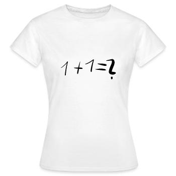 mathématiques mathématiques - T-shirt Femme - blanc - Devant - AI Model Female 172 dark (172cm)