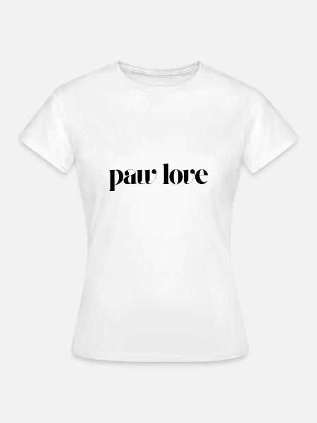Pfoten-Liebe - Frauen T-Shirt - Weiß