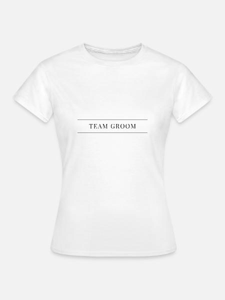 Team Bräutigam - Frauen T-Shirt - Weiß
