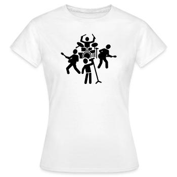 Orchestre - T-shirt Femme - blanc - Devant - AI Model Female 172 dark (172cm)
