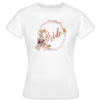 Bride - Frauen T-Shirt - Weiß - Vorne - AI Model Female 172 dark (172cm)