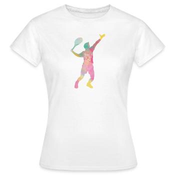 Tennis tennis player - Women's T-Shirt - white - Front - AI Model Female 172 dark (172cm)