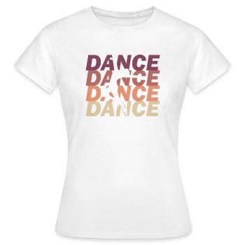 dancer - Women's T-Shirt - white - Front - AI Model Female 172 dark (172cm)