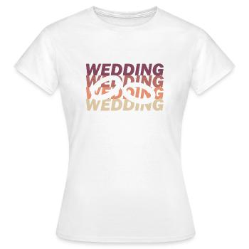 mariage - T-shirt Femme - blanc - Devant - AI Model Female 172 dark (172cm)