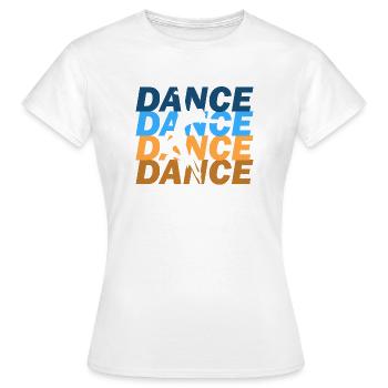 Dancer - Women's T-Shirt - white - Front - AI Model Female 172 dark (172cm)