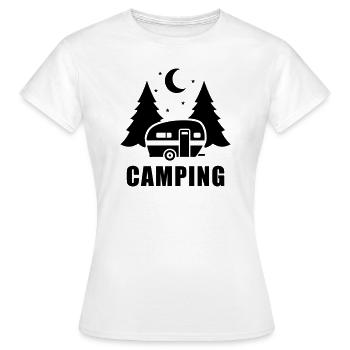 Caravanes - T-shirt Femme - blanc - Devant - AI Model Female 172 dark (172cm)