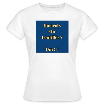 Streetwear HLO - T-shirt Femme - blanc - Devant - AI Model Female 172 dark (172cm)