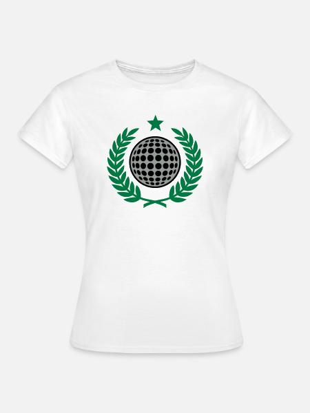 Lorbeerkranz (Golf) 02 - Frauen T-Shirt - Weiß