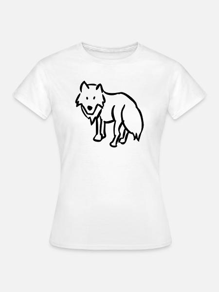 Fuchs - Frauen T-Shirt - Weiß