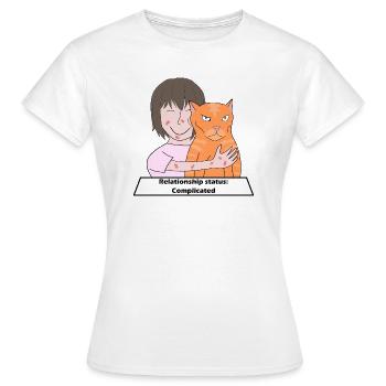 Katzenliebhaber - Frauen T-Shirt - Weiß - Vorne - AI Model Female 172 dark (172cm)
