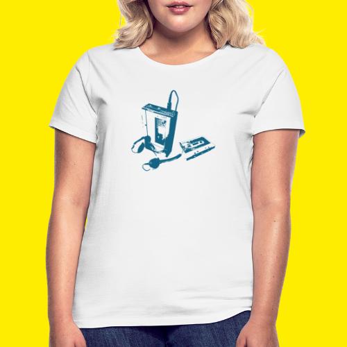 Walkman og lydkassett - T-skjorte for kvinner