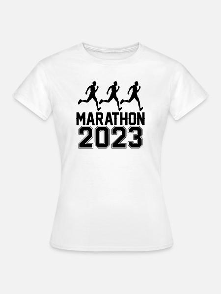 Marathon 2023 - Frauen T-Shirt - Weiß