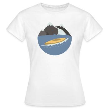 Wassersport - Frauen T-Shirt - Weiß - Vorne - AI Model Female 172 dark (172cm)