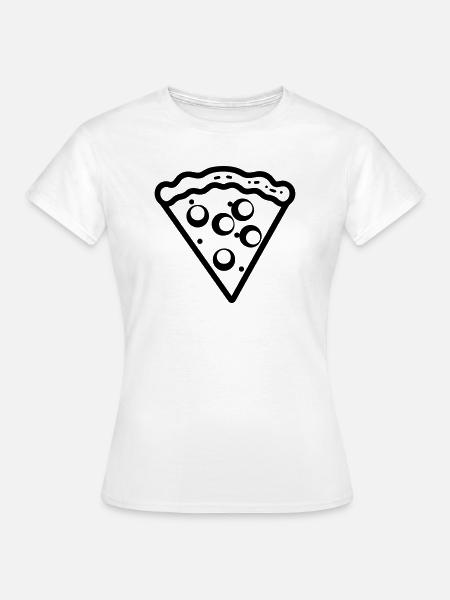 Pizzastück - Frauen T-Shirt - Weiß