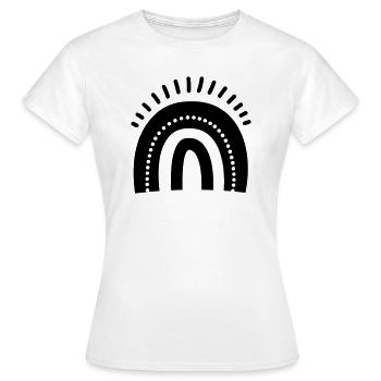 Arc en ciel - T-shirt Femme - blanc - Devant - AI Model Female 172 dark (172cm)