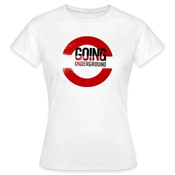going underground - Frauen T-Shirt - Weiß - Vorne - AI Model Female 172 dark (172cm)