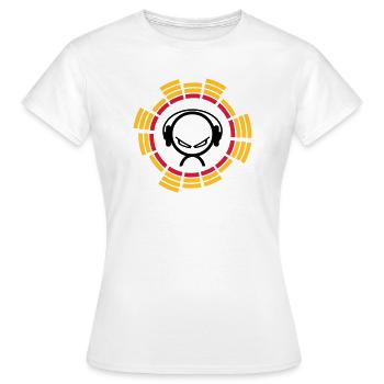 equalizer - Frauen T-Shirt - Weiß - Vorne - AI Model Female 172 dark (172cm)
