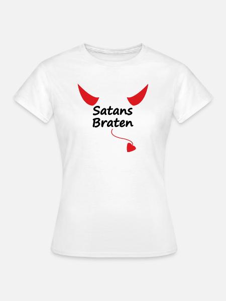 Satansbraten - Frauen T-Shirt - Weiß