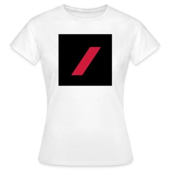 grade pompier 1ere classe - T-shirt Femme - blanc - Devant - AI Model Female 172 dark (172cm)