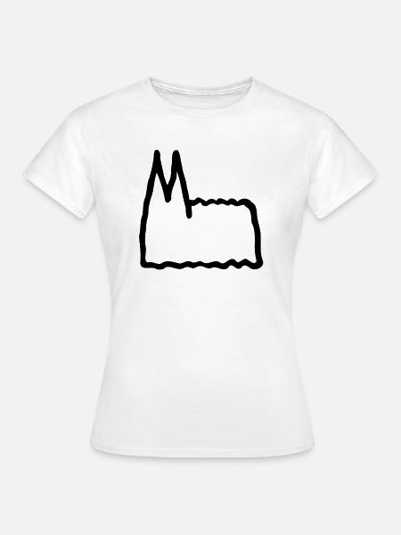 Kölner Dom - Frauen T-Shirt - Weiß