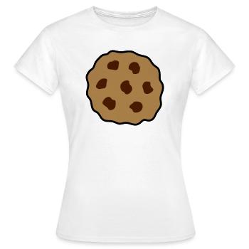 biscuit biscuit biscuits - T-shirt Femme - blanc - Devant - AI Model Female 172 dark (172cm)