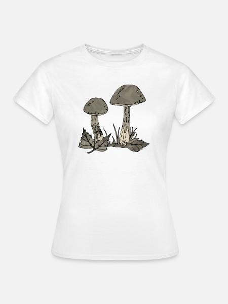 Pilze - Frauen T-Shirt - Weiß