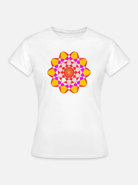 Mandala - Frauen T-Shirt - Weiß